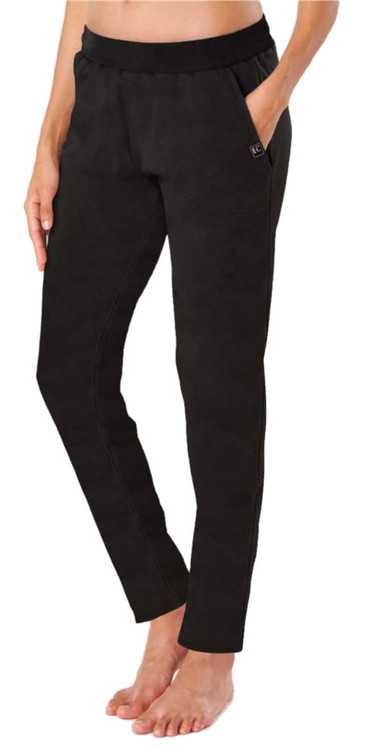 Pantalone tuta EA9502 Enrico Coveri Lungo Donna in cotone jersey tasche laterali