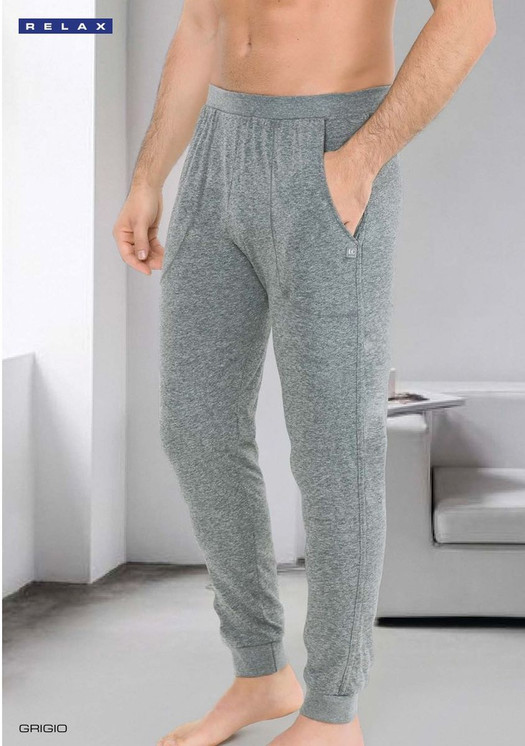 Pantalone Tuta Uomo EA9302 Enrico Coveri in Cotone jersey con tasche laterali