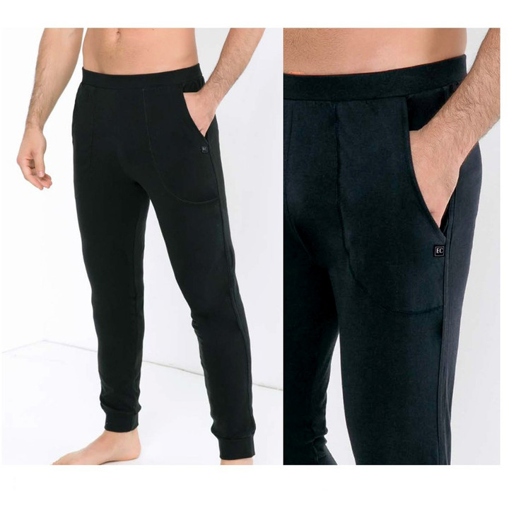 Pantalone Tuta Uomo EA9302 Enrico Coveri in Cotone jersey con tasche laterali