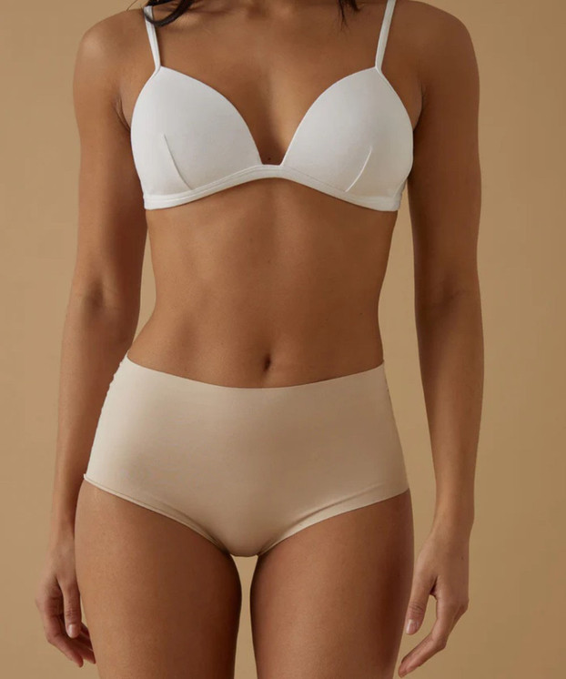 Slip midi 8011 Donna Jadea taglio laser realizzato in cotone elastico