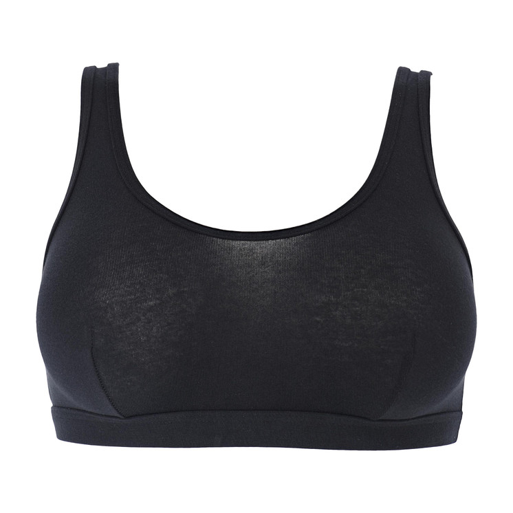 Brassière in morbido cotone bielastico taglio sportivo Cotonella GD487
