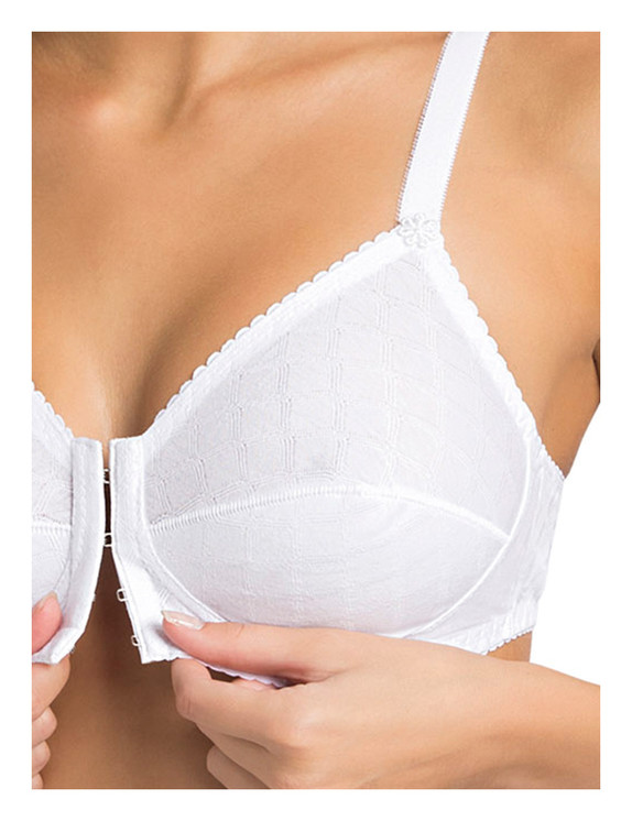 Reggiseno 20 SIELEI senza ferretto con apertura Davanti in cotone