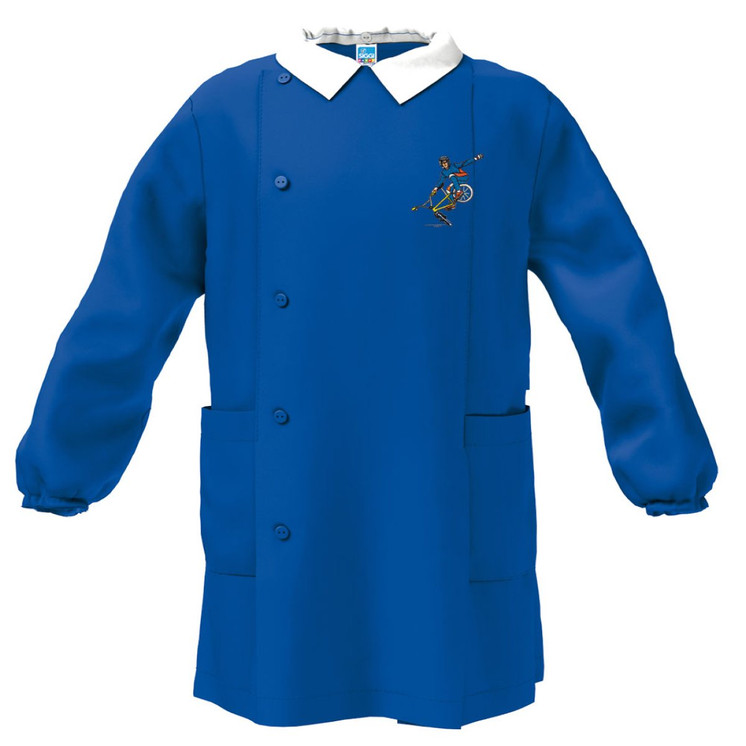 Grembiule elementare SIGGI 3926 bambino con chiusura bottoni