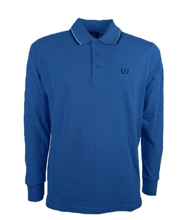 Polo Uomo Manica Lunga 9004 Be Board sportiva in Cotone piquet Fresco e Leggero