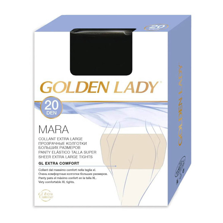 20 paia Collant Mara ExtraLarge 20 denari Golden Lady Massimo Comfort in filanca