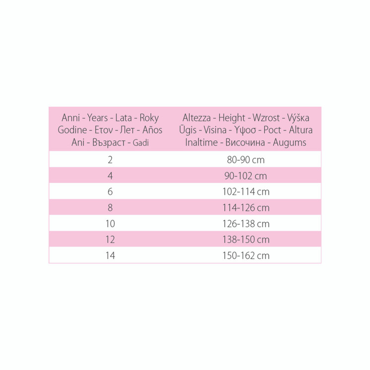 Collant Bambina 50 denari coprente in microfibra Aquilone Baby Micro 50
