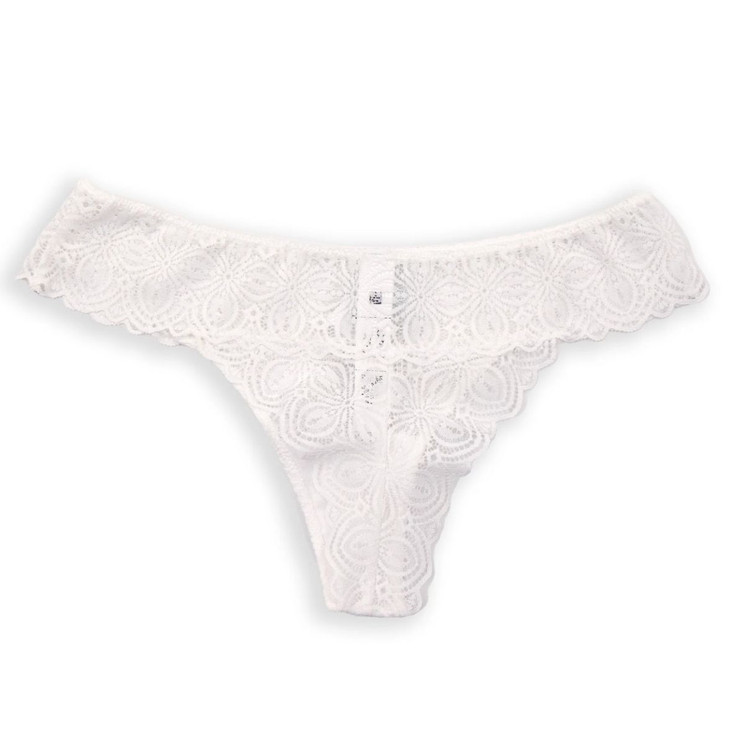 Slip Brasiliana Donna in pizzo 911 Infiore effetto seconda pelle cuciture piatte