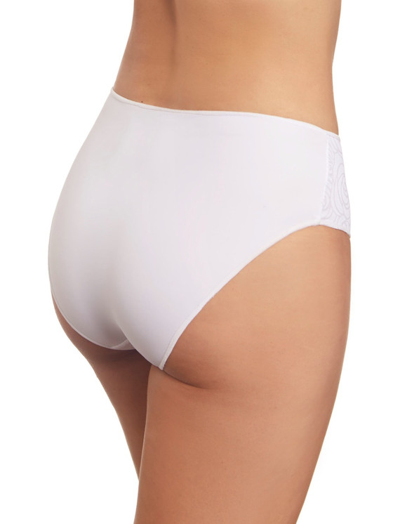 Slip Donna Selene Vita Alta con stampa sul davanti e tessuto tinta unita 3123