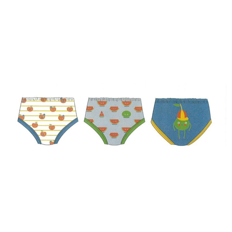 3 Mutandine Bambino Impermeabili Riutilizzabili per Potty Training – Cotone ELLEPI
