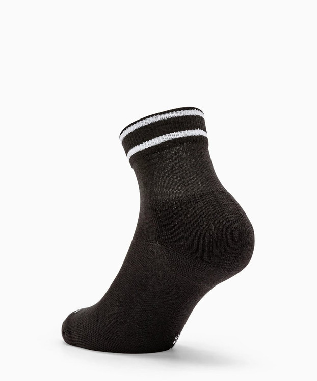 6 paia Calzino Corto Uomo Donna TENNIS in Cotone POMPEA Stripes