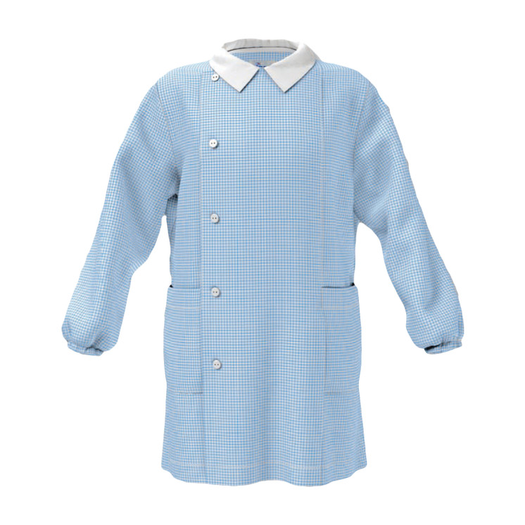 Grembiule Scuola Asilo e Elementare Bambino Senza Ricamo con Bottoni Siggi