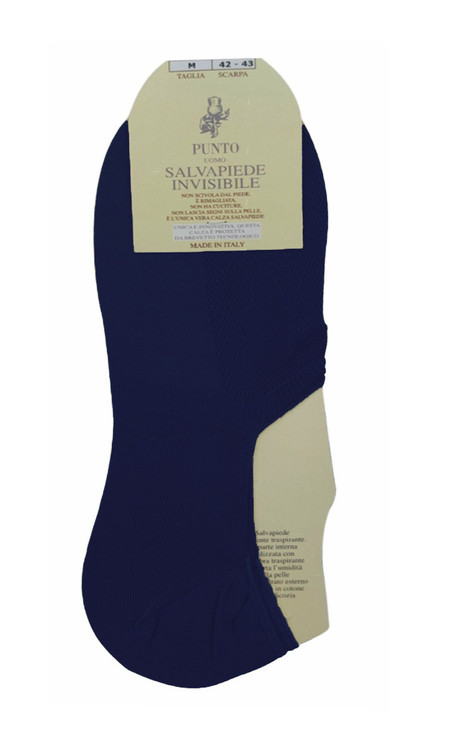 6 Paia Salvapiede INVISIBILE Rimagliato in Filo di Scozia Brevettato Uomo PUNTO