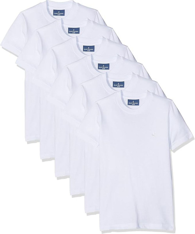 3 Pezzi T-Shirt Bambino Mezza Manica Navigare 13020 in Cotone Pettinato
