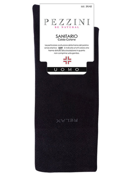 6 paia Calzino corto caldo cotone comfort sanitario uomo UCZ-751C PEZZINI