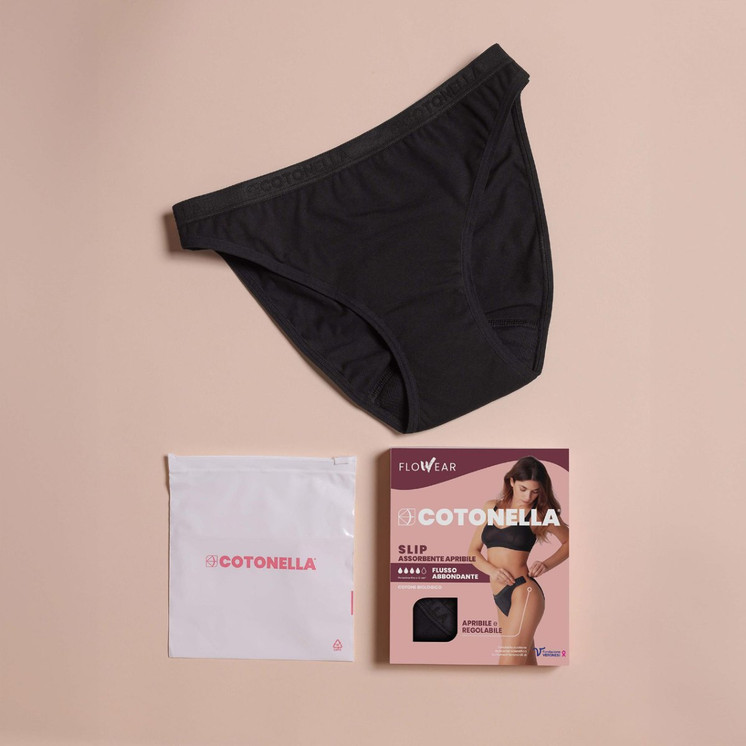 Slip da Ciclo Assorbente Lavabile e Apribile – Cotonella ADB96