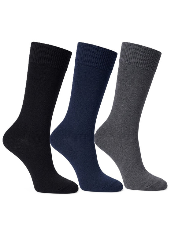 Torreggiani (6 paia) Calzino  Cort Uomo in filo di scozia 242  Made in Italy