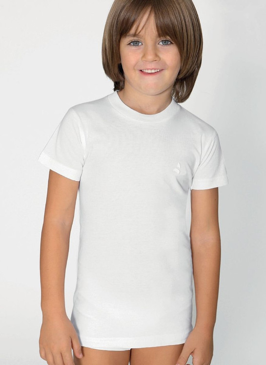 6 Pezzi T-Shirt Bambino Mezza Manica Navigare 13020 in Cotone Pettinato