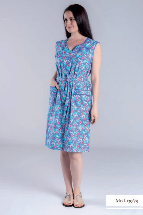 Vestaglietta Grembiule Donna 100% Cotone AERTRE – Eleganza e Comfort Made in Italy 1396