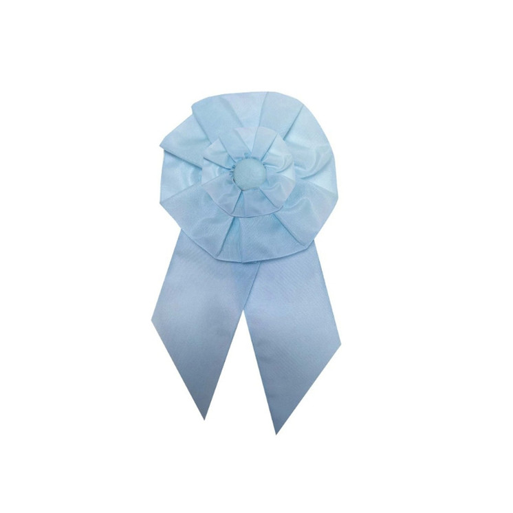 5 Coccarde per Grembiule Scuola Elementare e Asilo in raso con bottone a clip