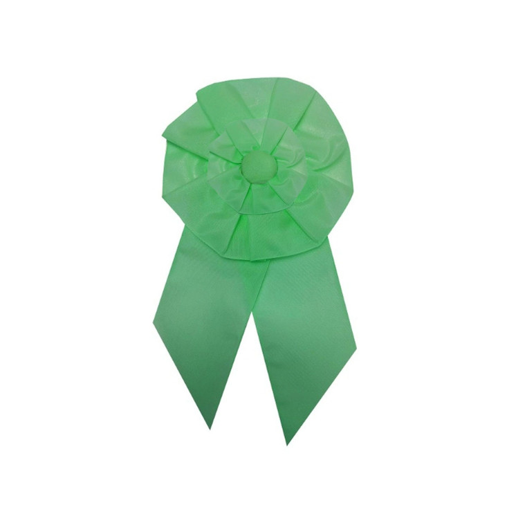 5 Coccarde per Grembiule Scuola Elementare e Asilo in raso con bottone a clip