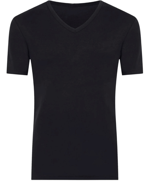 Maglia mezza manica uomo scollo a V in cotone interlock Lotto LT1211