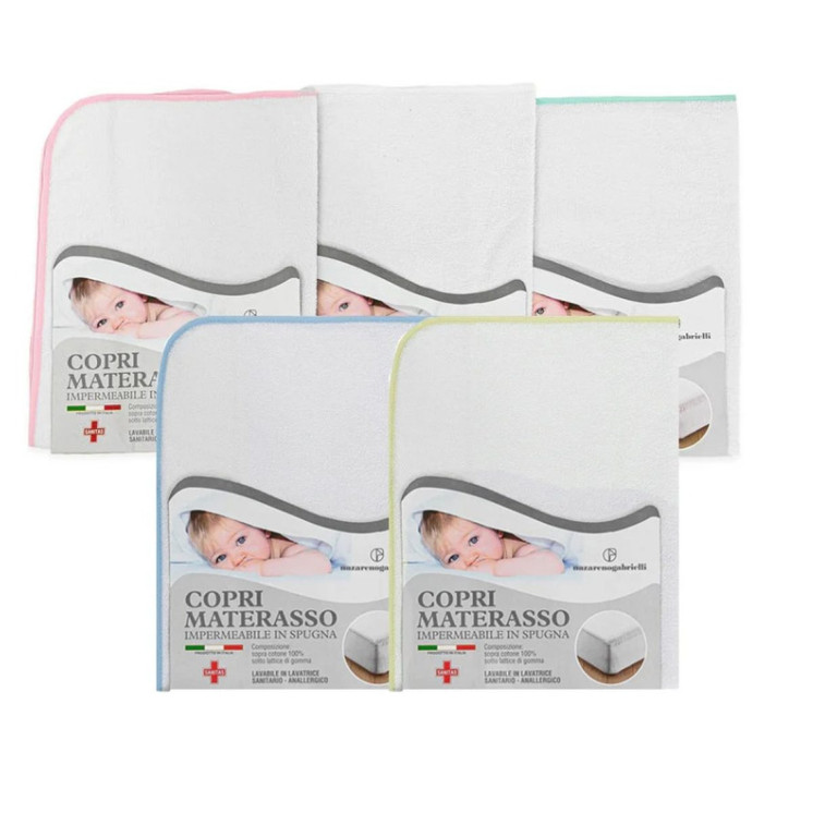 Coprimaterasso Lettino Gommato Nazareno Gabrielli - 40x70 cm - Art. NG17