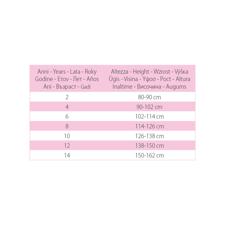 6 Paia Collant Bambina 50 denari coprente in microfibra Aquilone Baby Micro 50