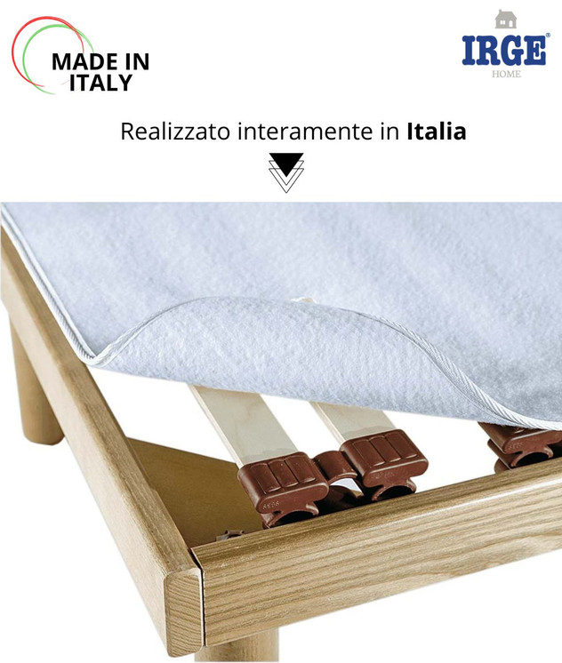 Irge Coprirete Matrimoniale fibra di poliestere trapuntato 2 piazze made in Italy