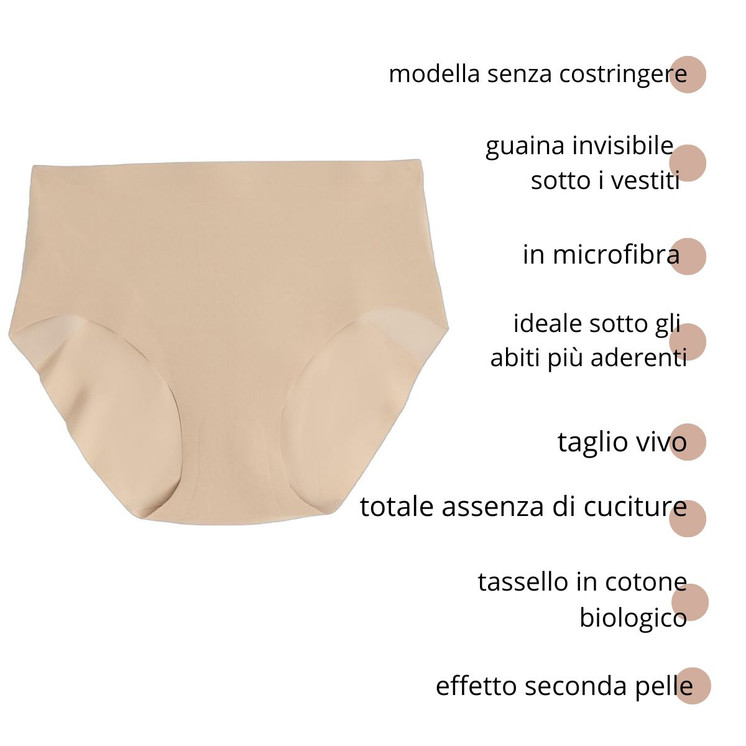 Guaina taglio laser donna in microfibra 8617 Cotonella