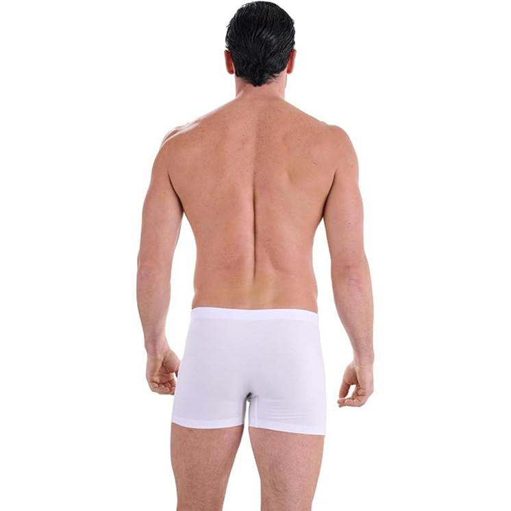4 Boxer uomo in cotone elasticizzato elastico interno 573B TG.8/10 NAVIGARE