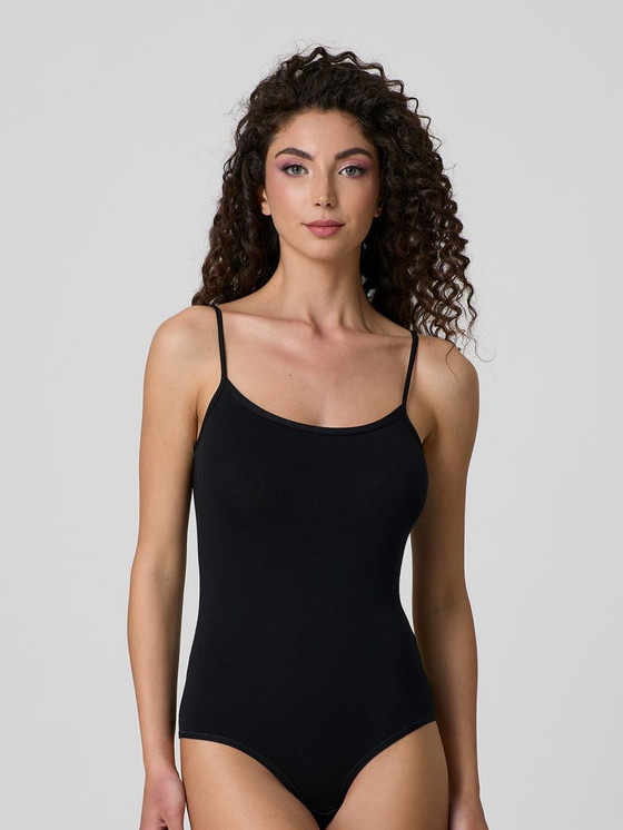 Body Donna Spalla Stretta Jadea 4155 in Cotone Elasticizzato