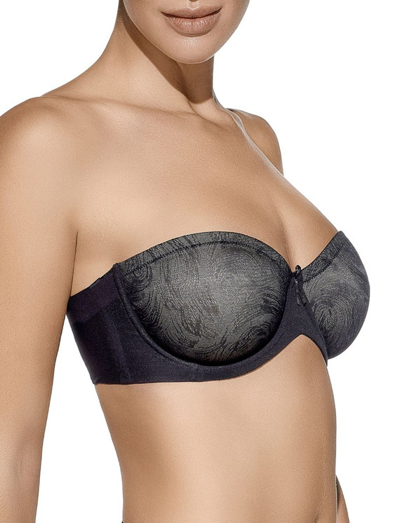SELENE Reggiseno a Fascia  in Silicone  con Ferretto Senza Spalline Sandra