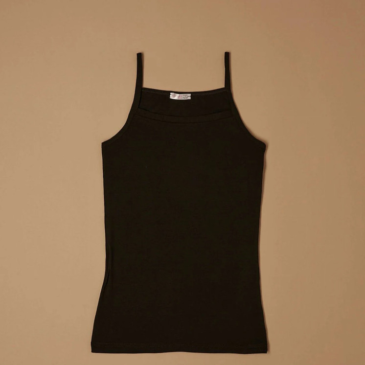 Canotta Bambina Spalla Stretta  in Morbido Cotone Elasticizzato Jadea 282