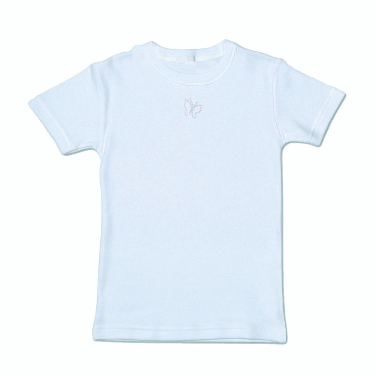 3 Pezzi Maglia Girocollo Bambina Jadea 351 Mezza Manica in Cotone Caldo