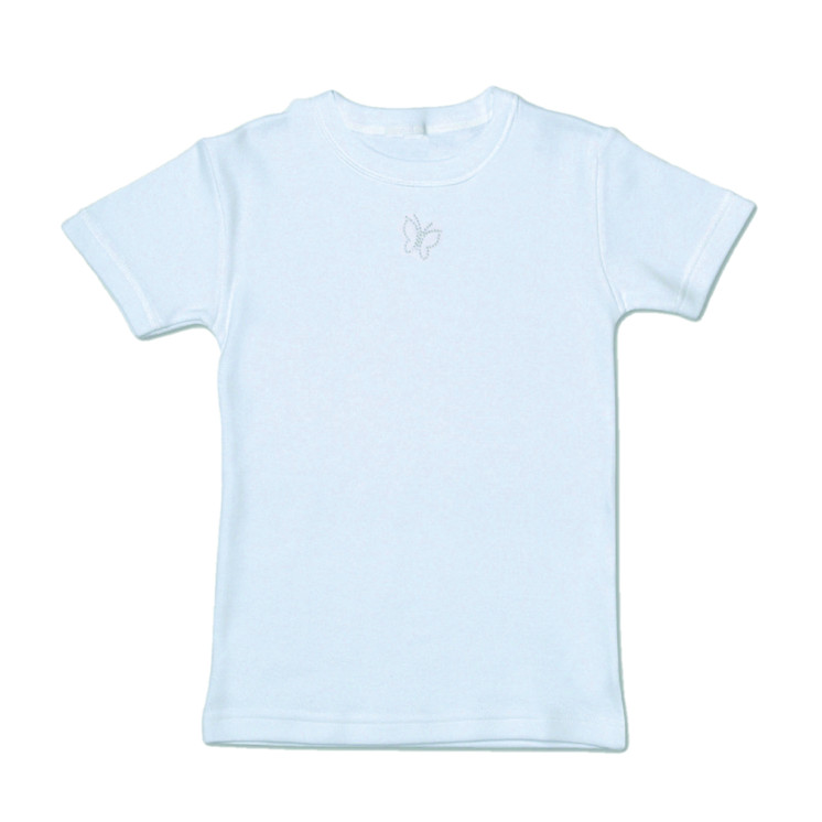 3 Pezzi Maglia Girocollo Bambina Jadea 351 Mezza Manica in Cotone Caldo
