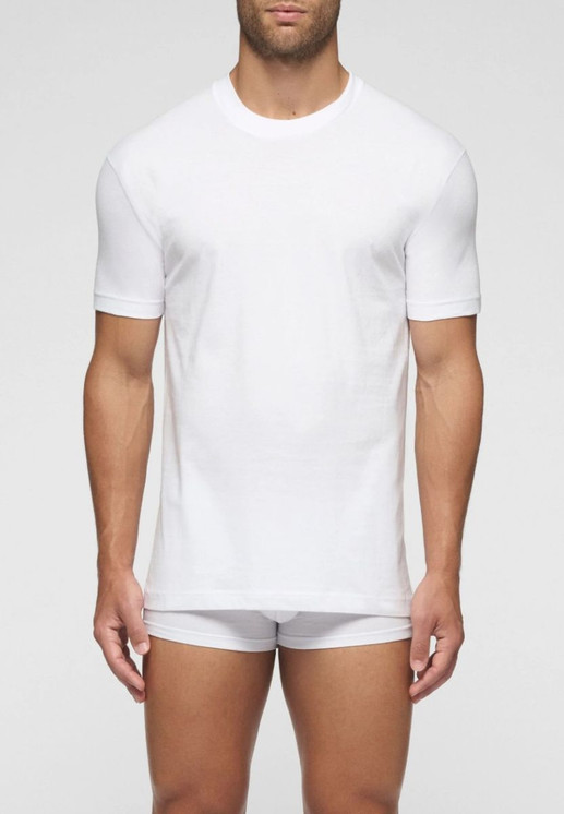 Cagi T-Shirt Uomo Girocollo 1306 Natural Comfort in Cotone Jersey Antiavvitamento
