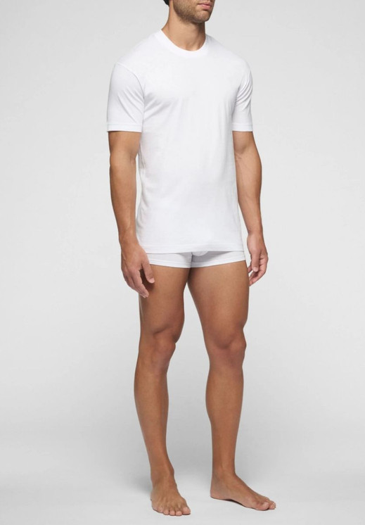 Cagi T-Shirt Uomo Girocollo 1306 Natural Comfort in Cotone Jersey Antiavvitamento