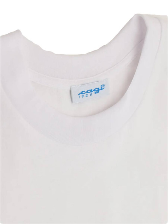 Maglia Uomo 1306 Cagi Girocollo Alto Mezza Manica Cotone senza cuciture ai lati