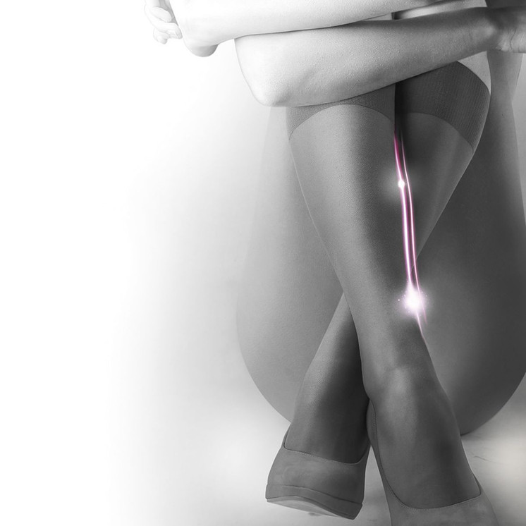 Gambaletto Donna preventivo Compressione Graduata 140 Denari 18-20mmHg Claravida