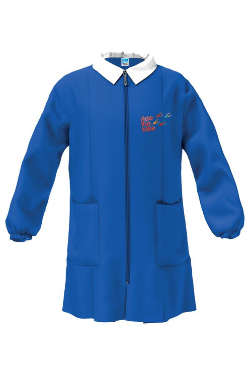Grembiule bambino elementare con zip e ricamo 33GR4245 SIGGI