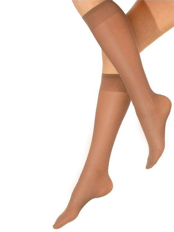 Gambaletto Classico 20den velato punte invisibili Omsa Golden Lady