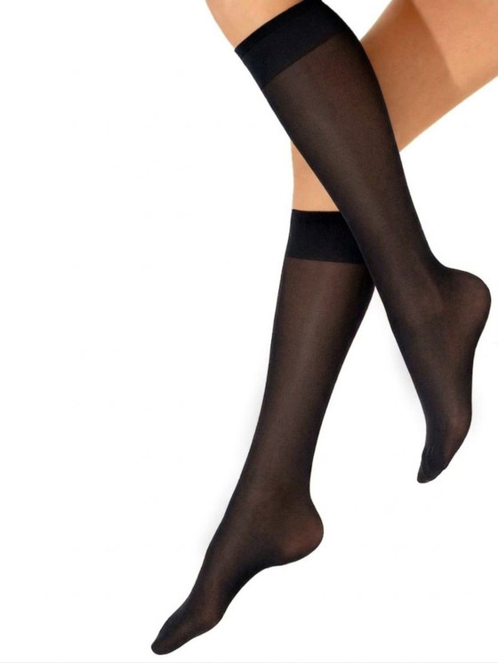 Gambaletto Classico 20den velato punte invisibili Omsa Golden Lady