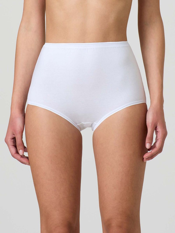 Jadea (6 pezzi) Slip Culotte Donna Vita Alta 05 in Cotone Elasticizzato 05