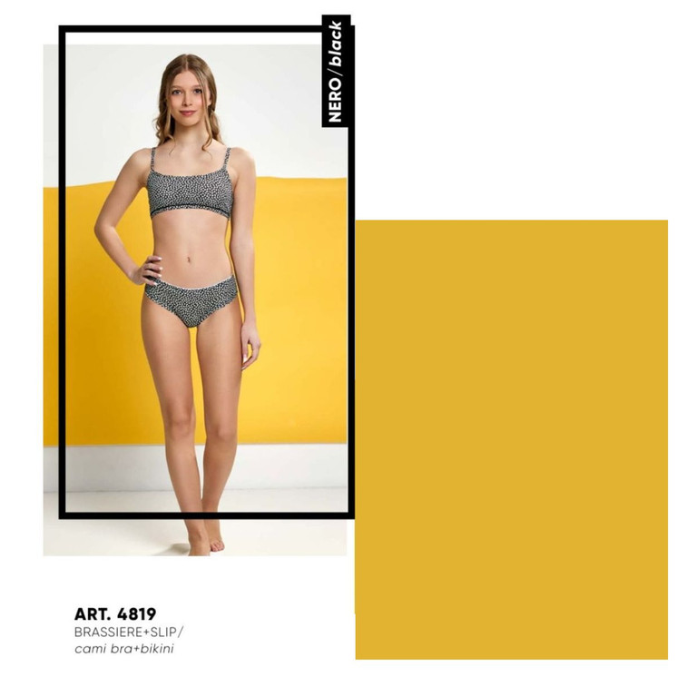 Coordinato ragazza brassiere+slip in cotone M4819 JADEA