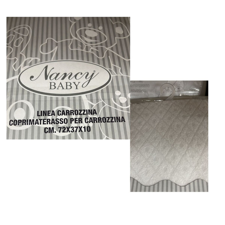 Coprimaterasso sagomato per Carrozzina 72x37x10cm 673 NANCY BABY