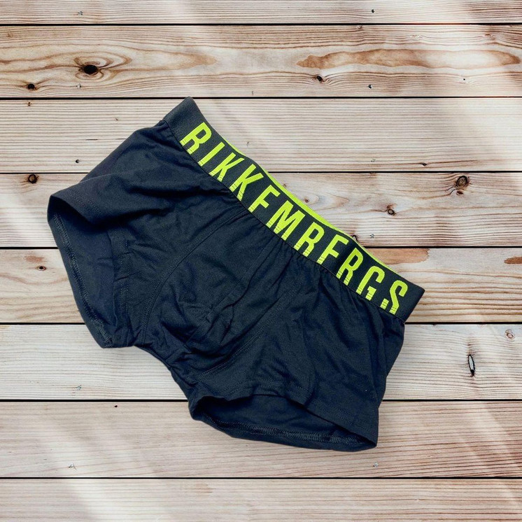 3 Boxer uomo in cotone elasticizzato logo fluo BIKKEMBERGS