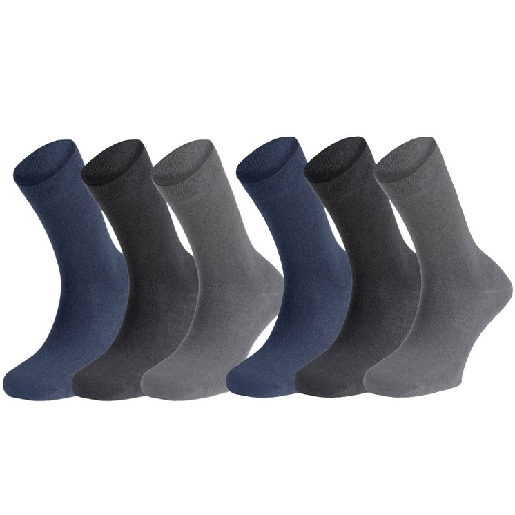 6 Paia calze lunghe rimagliata in cotone uomo Lancaster  Punto Made in Italy