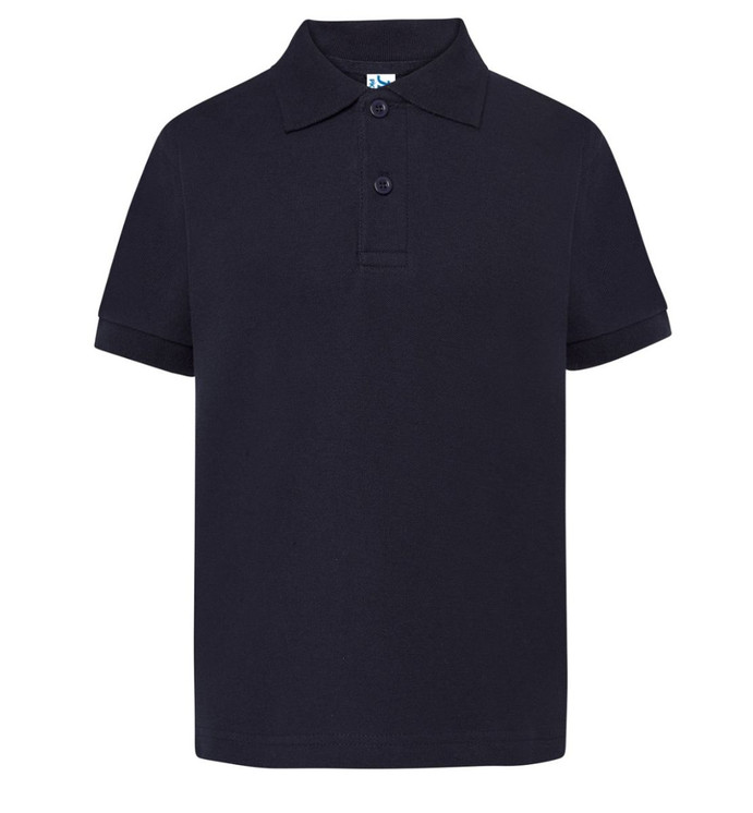 Polo piqué bambino/a con maniche corte, unisex 100% cotone pettinato PKID210 JHK