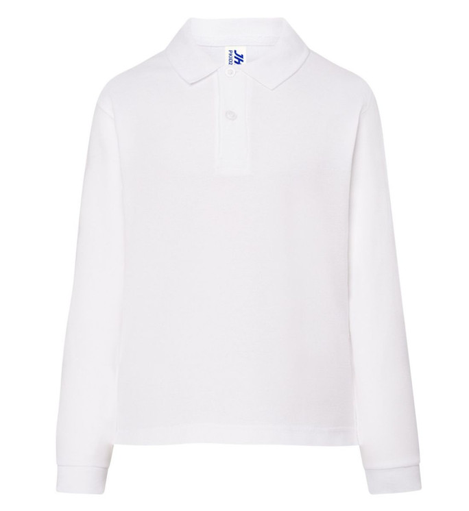 Polo piqué bambino/a maniche lunghe, unisex 100% cotone pettinato PKID210LS JHK