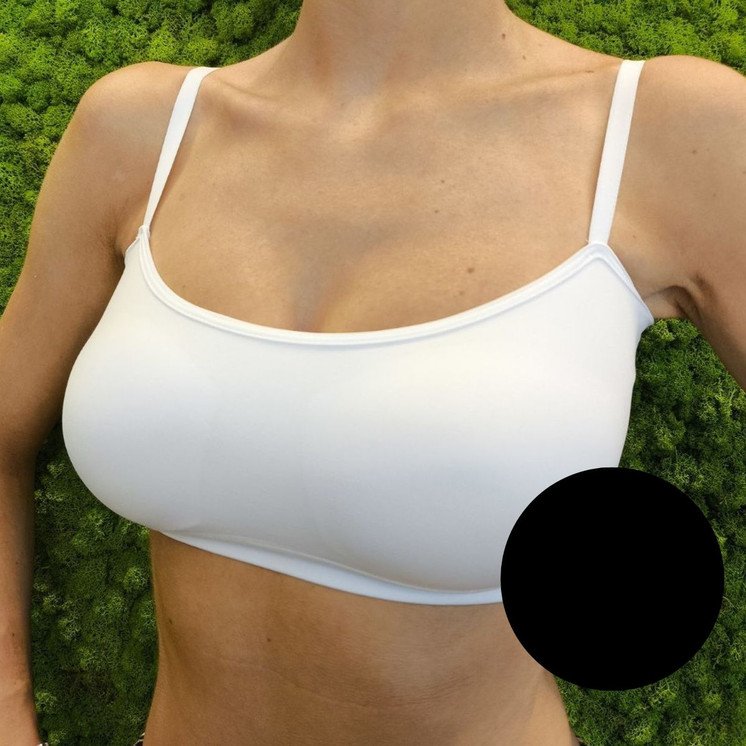 Brassiere basic a fascia con coppe inserite ed estraibili BU112 ILARY